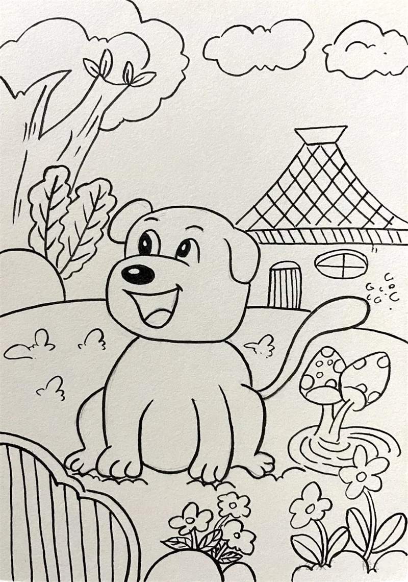 十二生肖简笔画线稿大集合