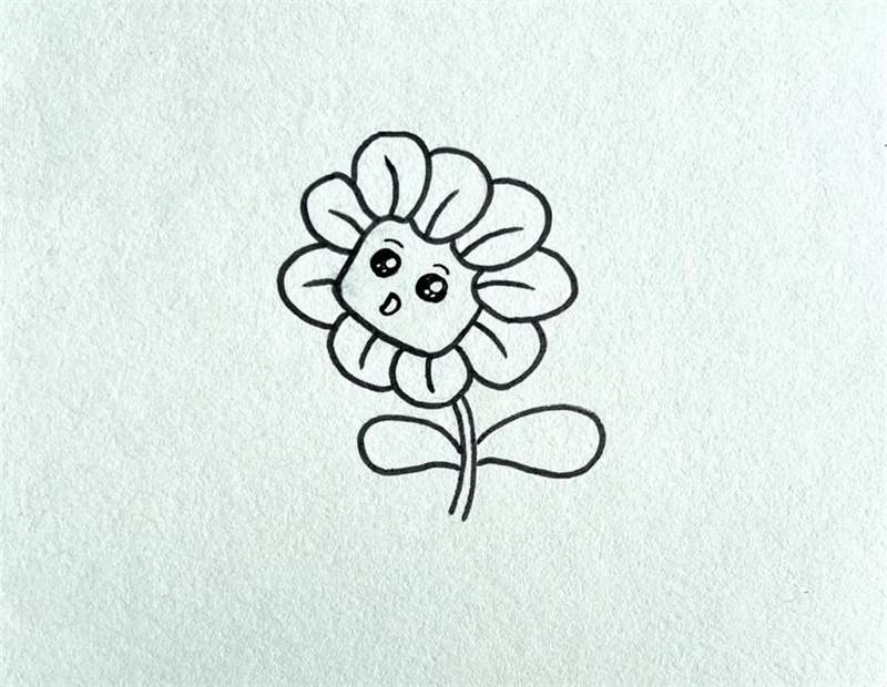 向日葵图片简笔画教程简单可爱