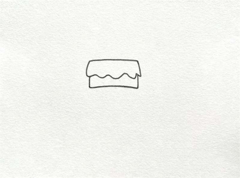 生日蛋糕简笔画图片教程简单又好看