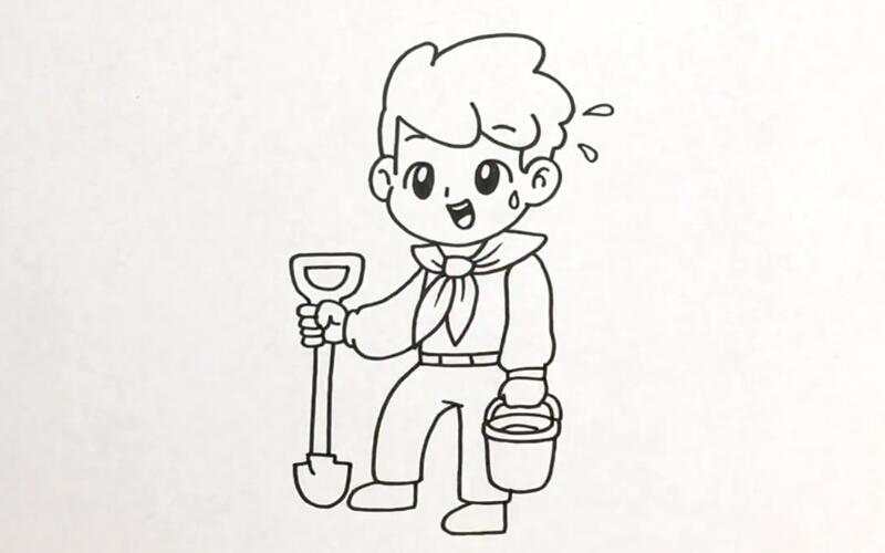 植树节儿童简笔画怎么画简单又漂亮