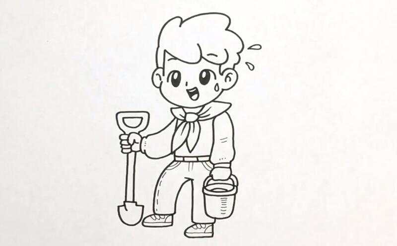 植树节儿童简笔画怎么画简单又漂亮