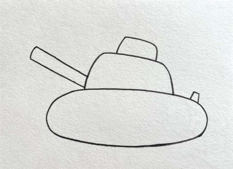 坦克简笔画图片教程简单