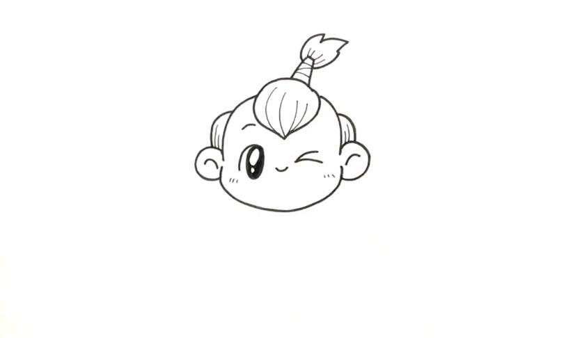 儿童简笔画清明节：牧童骑黄牛