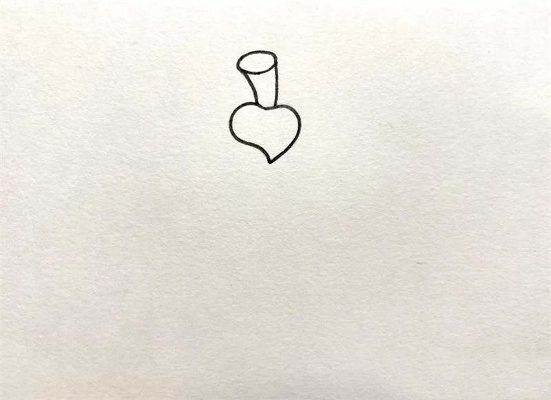 甜甜的山竹简笔画图片教程