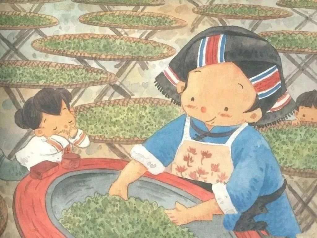 二十四节气旅行绘本《春分采春茶》