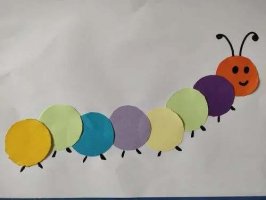 幼儿园中班美术《毛毛虫》教案及教学反思