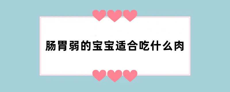 肠胃弱的宝宝适合吃什么肉
