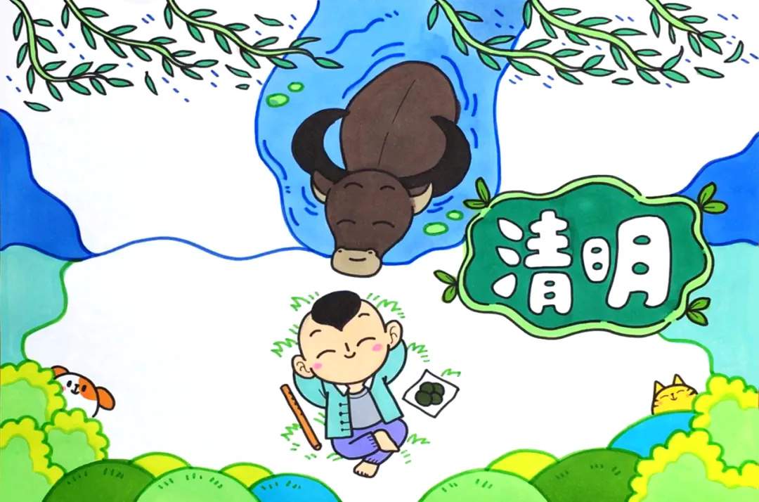 适合小学生的清明节手抄报模板设计图片及内容