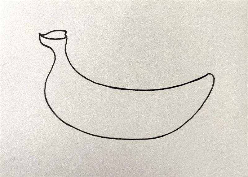 一根香蕉简笔画图片教程简单