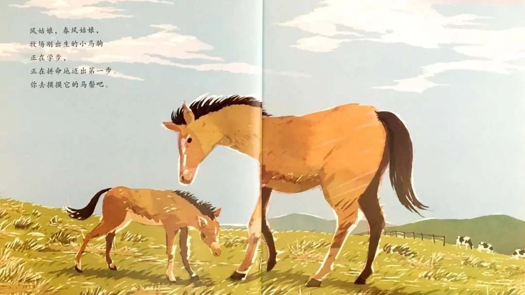 儿童绘本《风姑娘，春风姑娘》