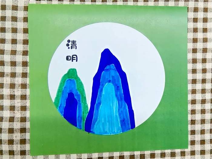 儿童创意美术教程《清明》