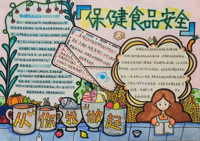 保健食品安全知识宣传手抄报图片及内容