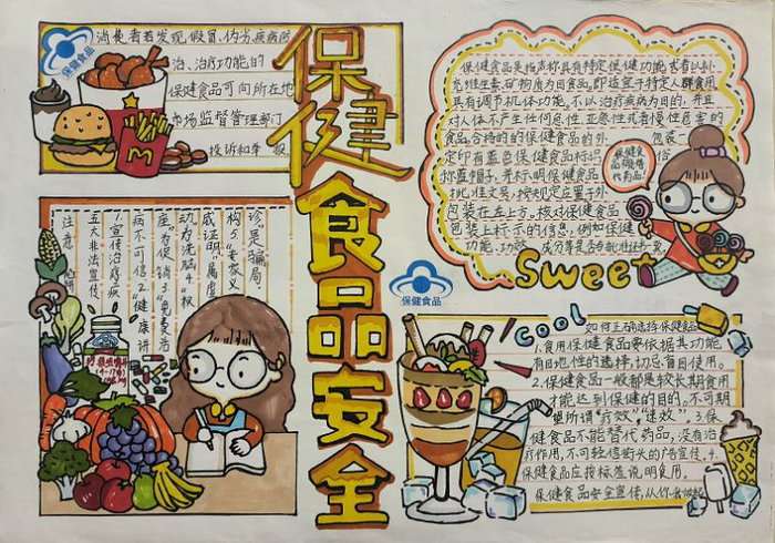 保健食品安全知识宣传手抄报图片及内容