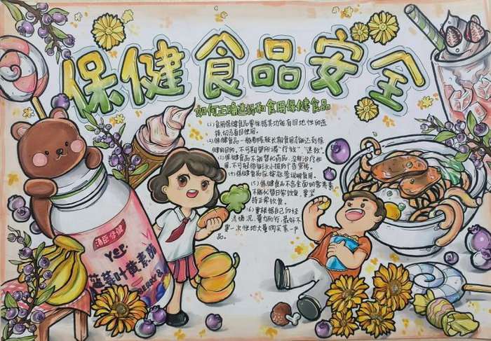 保健食品安全知识宣传手抄报图片及内容