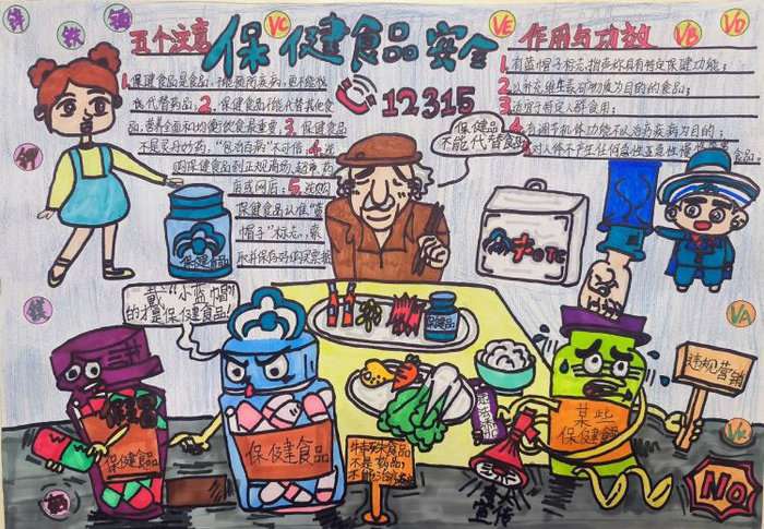保健食品安全知识宣传手抄报图片及内容