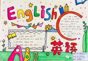 五年级英语手抄报图片精美（精选12张）