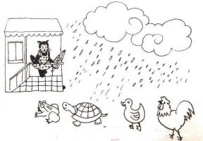 儿童睡前故事：雨中送伞