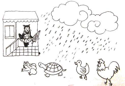 儿童睡前故事：雨中送伞