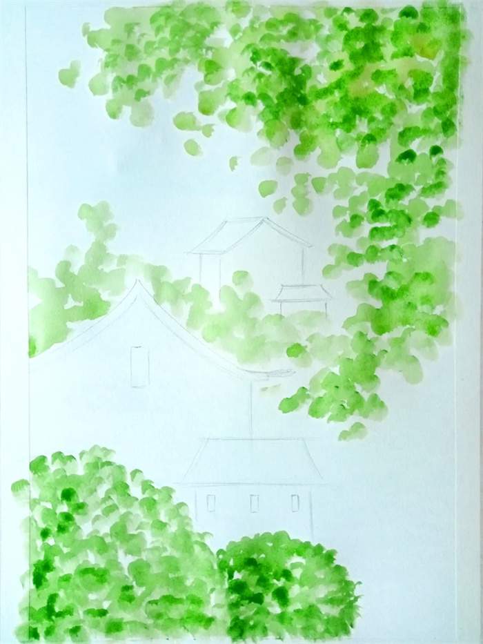 春意盎然的少儿美术课程《一年新绿》