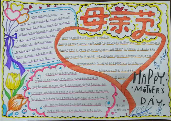 母亲节手抄报图片及文字内容