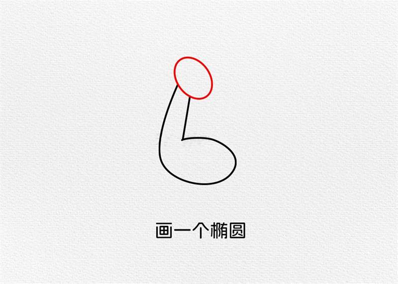用数字61画长颈鹿简笔画图片教程简单