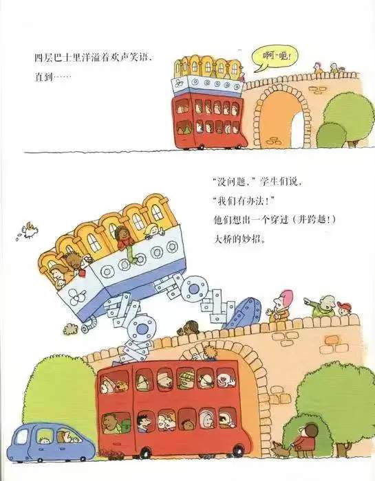 想象力绘本故事《100层的巴士》