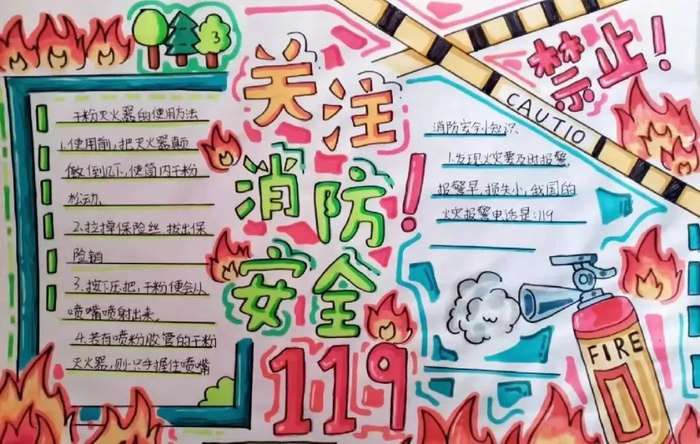 森林防火从我做起手抄报图片及内容