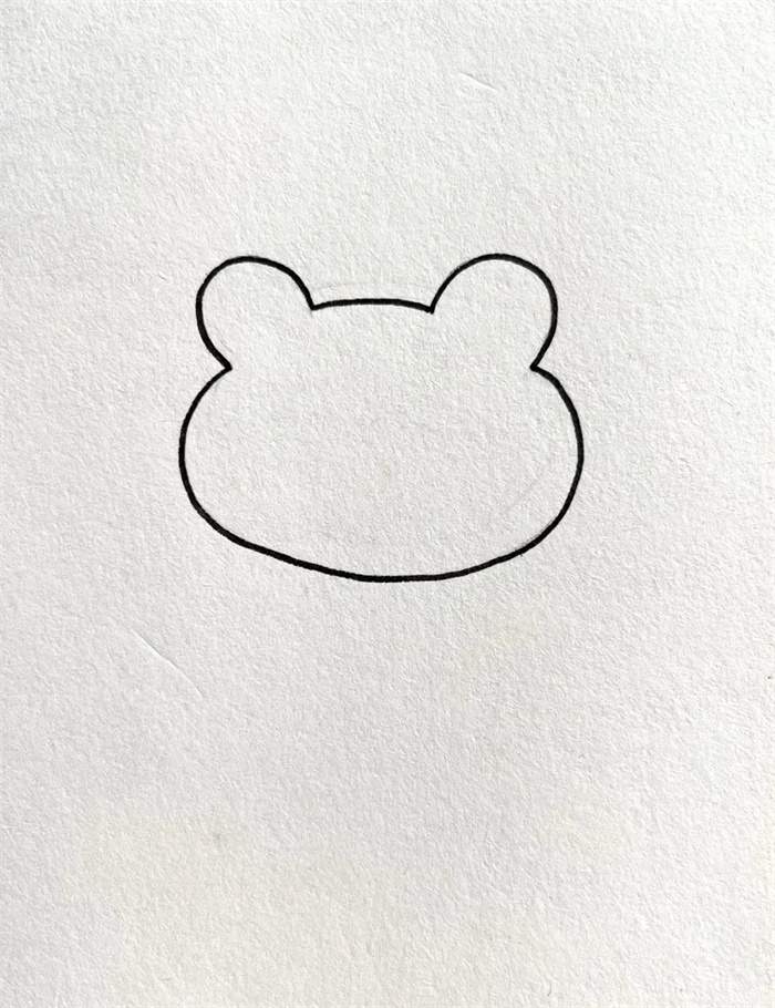 池塘里的青蛙简笔画图片教程简单