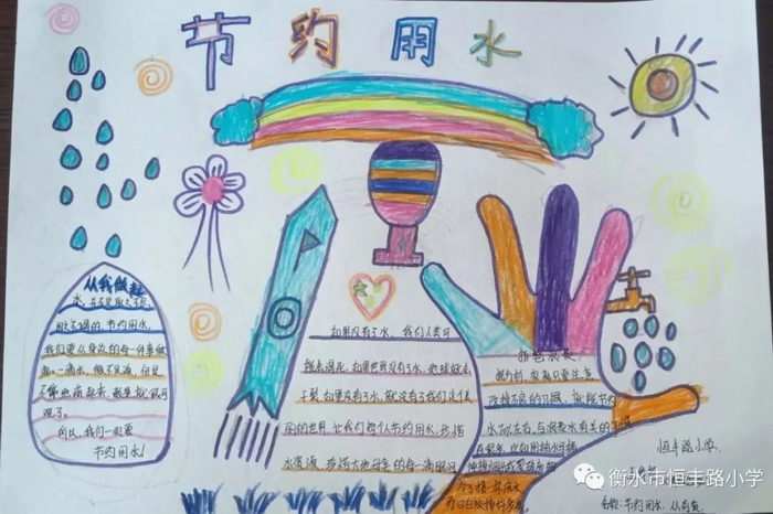 节约用水手抄报图片及内容小学生