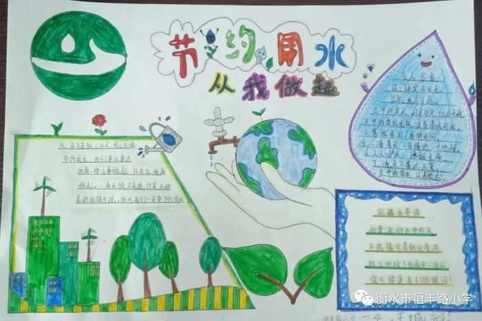 节约用水手抄报图片及内容小学生