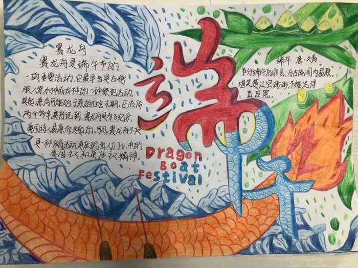 端午节手抄报图片初中生