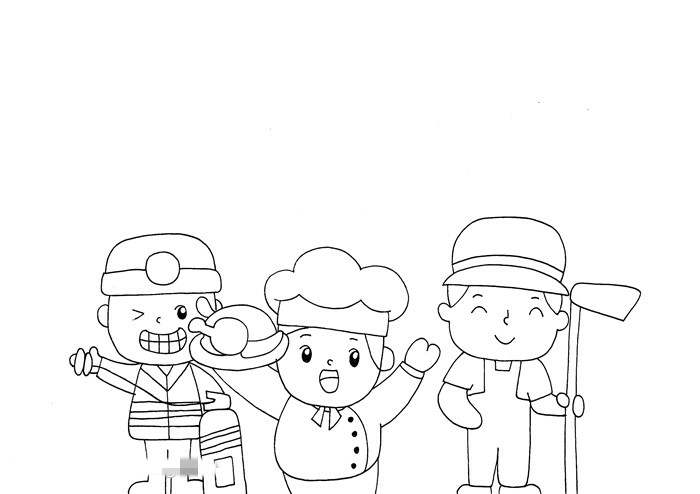 劳动最光荣手抄报怎么画