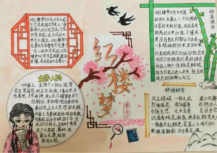 好书推荐卡手抄报简单又漂亮