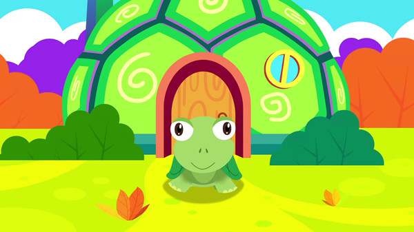 儿童睡前故事：快乐的小乌龟之小房子