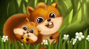 儿童睡前故事：小松鼠咪咪的眼泪