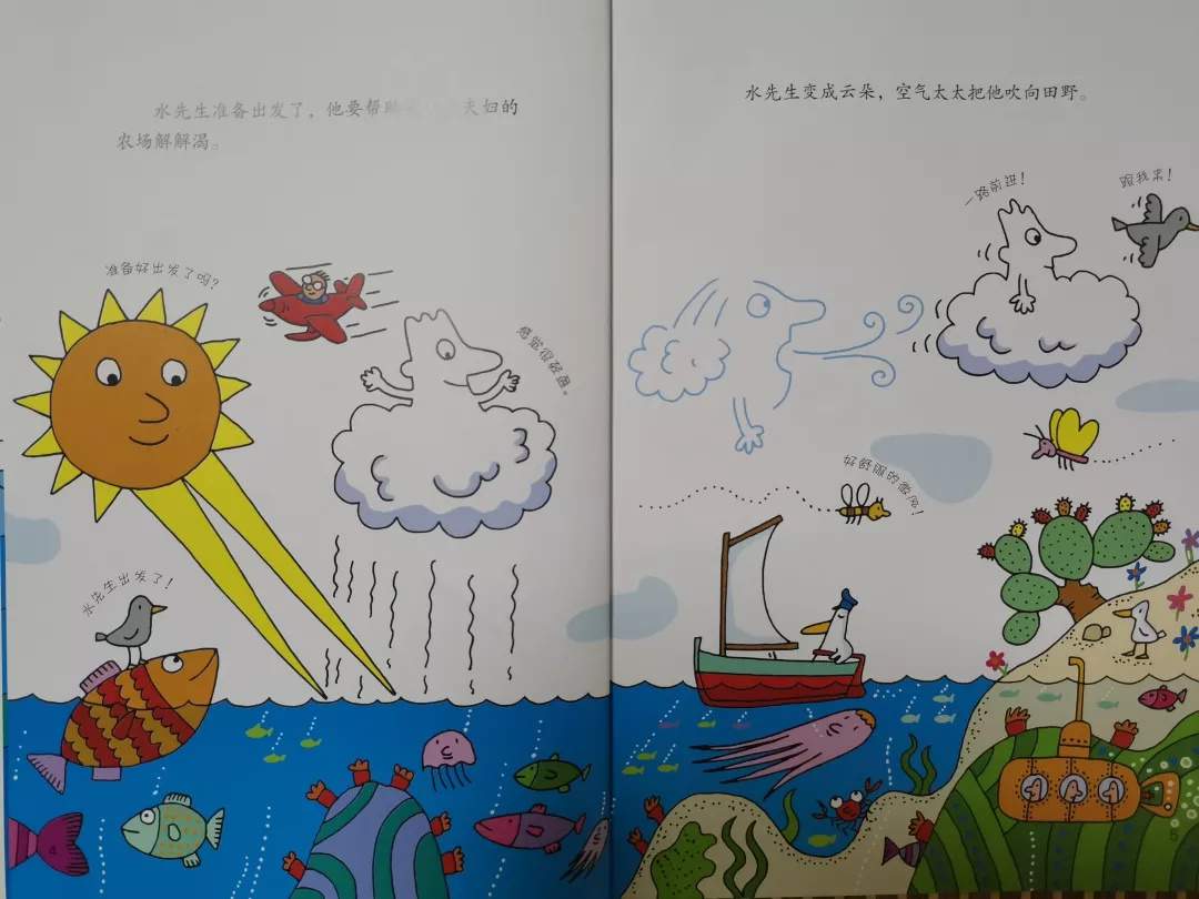 儿童绘本故事《水先生的农场之旅》