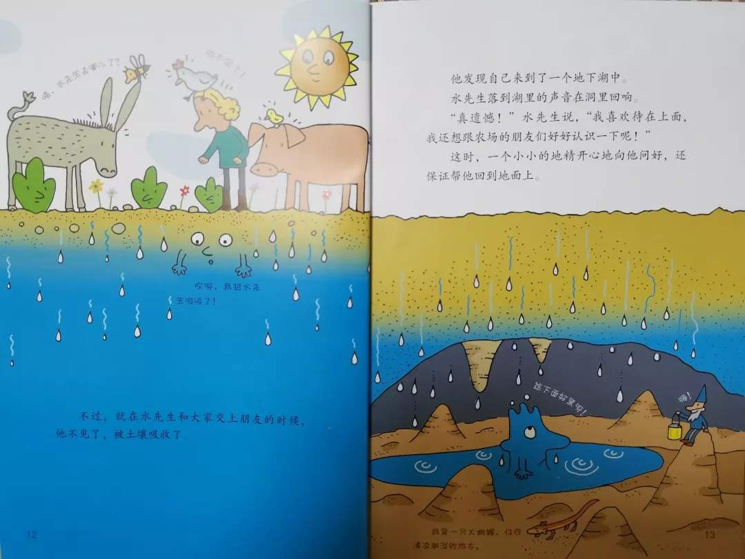 儿童绘本故事《水先生的农场之旅》