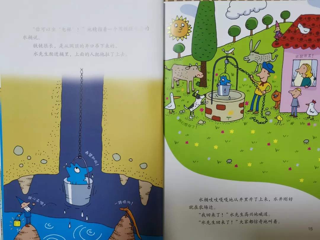 儿童绘本故事《水先生的农场之旅》