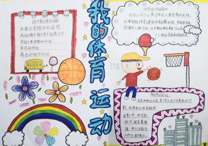 体育运动手抄报图片及内容简单又漂亮