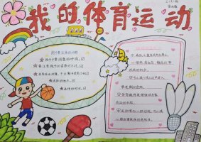 体育运动手抄报图片及内容简单又漂亮（精选1