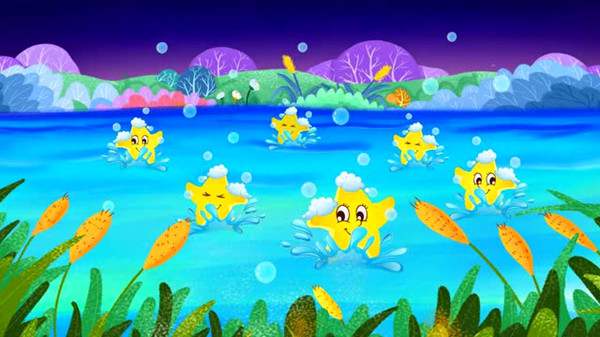 小星星洗澡睡前故事