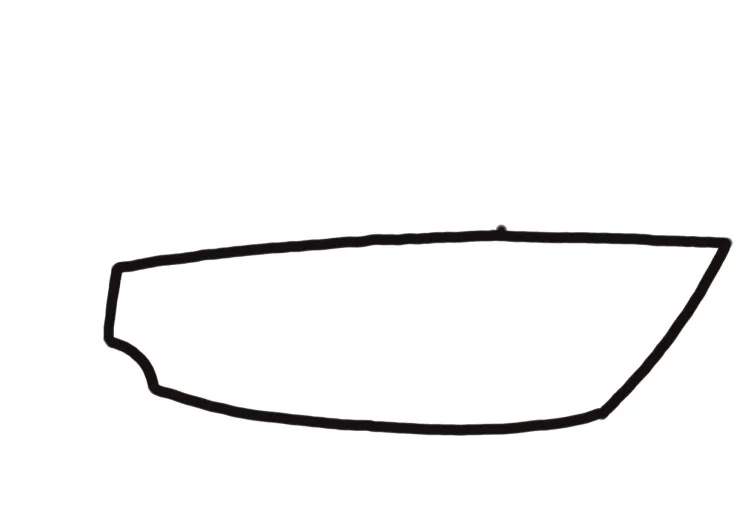 水上快艇简笔画交通图片简单