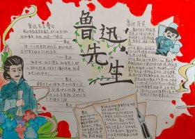 关于鲁迅手抄报简单又漂亮六年级（精选8张）