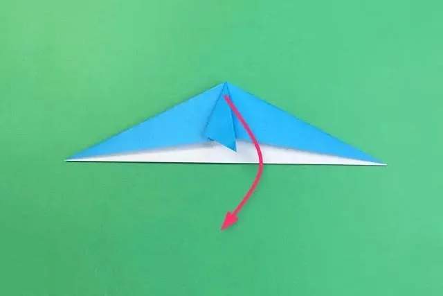 儿童简单折纸教程：怎么折纸海豚(步骤图解)