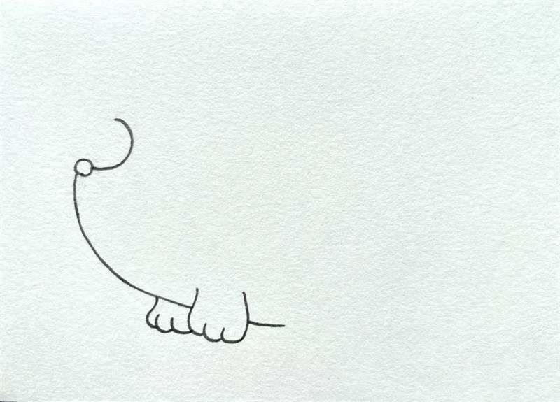 小刺猬简笔画图片教程简单