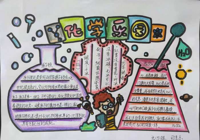 化学与生活手抄报简单又漂亮