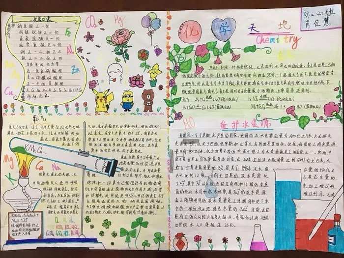 化学与生活手抄报简单又漂亮