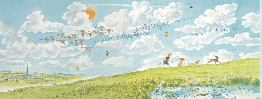 夏天主题儿童绘本故事《夏天的天空》