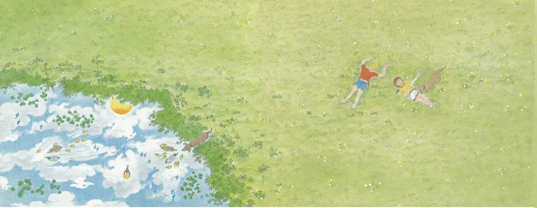 夏天主题儿童绘本故事《夏天的天空》