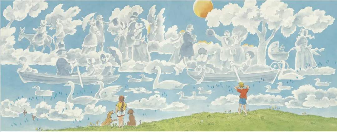 夏天主题儿童绘本故事《夏天的天空》